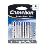 باتری قلمی کملیون مدل super heavy duty بسته 4 عددی